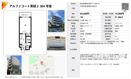 アルファコート青砥 2304 号室 2304号 0