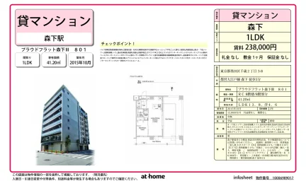 プラウドフラット森下Ⅲ 0