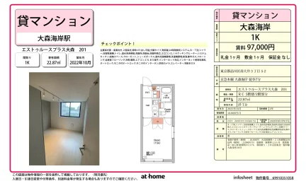 エストゥルースプラス大森 201 201号 0