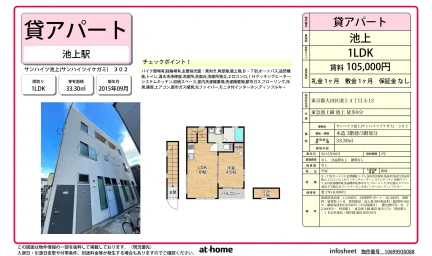 サンハイツ池上 302 0