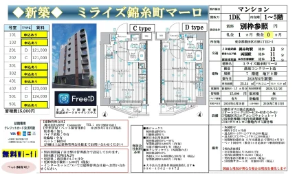 ミライズ錦糸町マーロ 101号 0