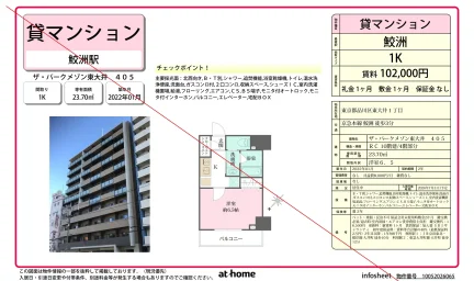 ザ・パークメゾン東大井 405 405号 0