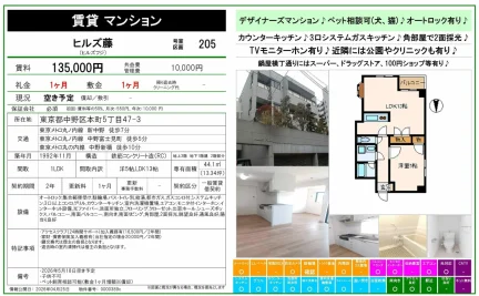 ヒルズフジ 205号 0