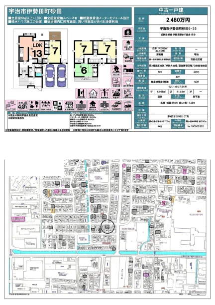 宇治市伊勢田町砂田 0