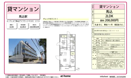 Brand New 2LDK Condo Near Station in Higashimagome 0