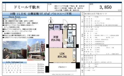 ドミール千駄木 10号 0
