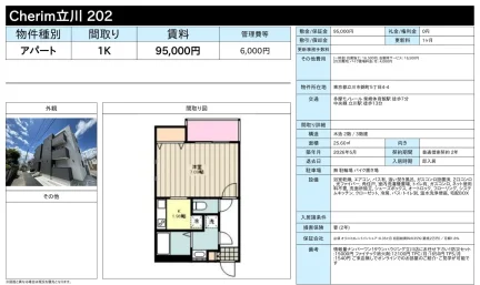 Cherim 立川 202 202号 0
