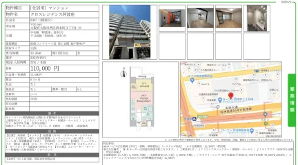 クロスレジデンス阿波座 0307号 0