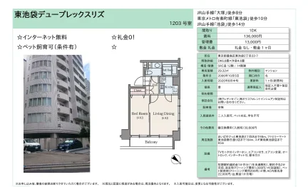 東池袋デュープレックスリズ 1203号 0