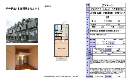 アフォリステーションノース壱番館 103号 0