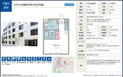 ラクラス中野弥生町 0402号 0