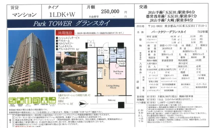 パークタワーグランスカイ 715号 0