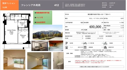 フレンシア外苑西 412 0