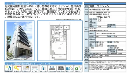 セジョリ墨田両国403号室 403号 0
