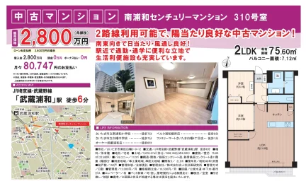 南浦和センチュリーマンション 310号 0
