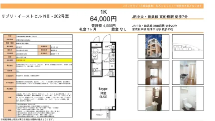 リブリイーストヒルNⅡ 202号 0