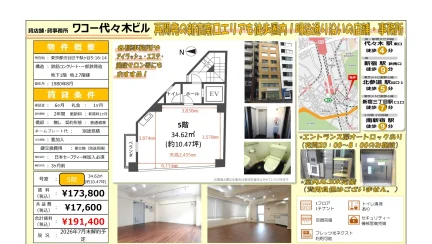 ワコー代々木ビル 5階 0