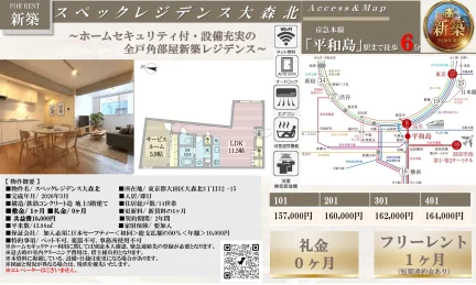 スペックレジデンス大森北 101 0