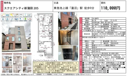 スクエアシティ新蒲田 205号 0
