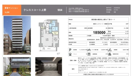 クレストコート上野 904 0