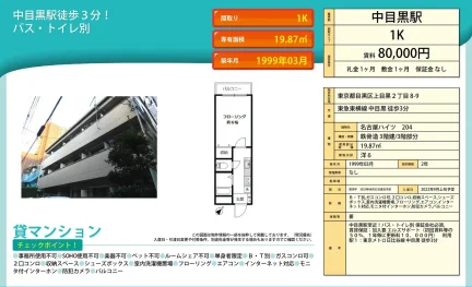 名古屋ハイツ 204 204号 0