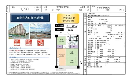 府中住吉町住宅4号棟 8号 0