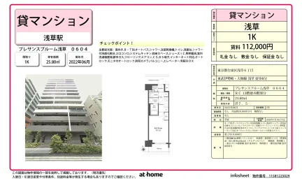 プレサンスブルーム浅草 0
