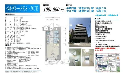 ベルグレードKS・DUE 304号室 0