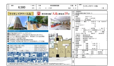 ライオンズタワー大島 3号 0
