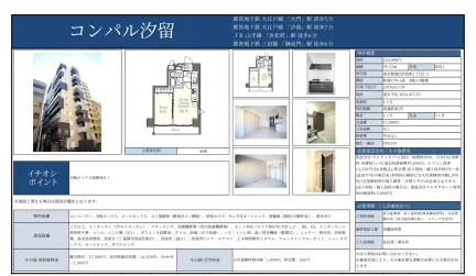 コンパル汐留 301号 0