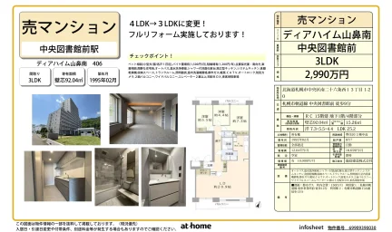 ディアハイム山鼻南 406号 0