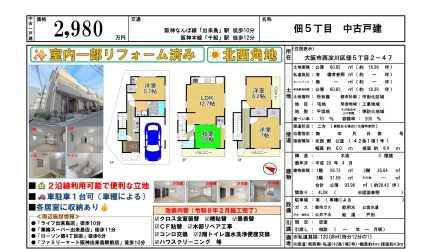 大阪府大阪市西淀川区佃5丁目 中古戸建 0