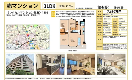 レクセルマンション亀有 1305 0
