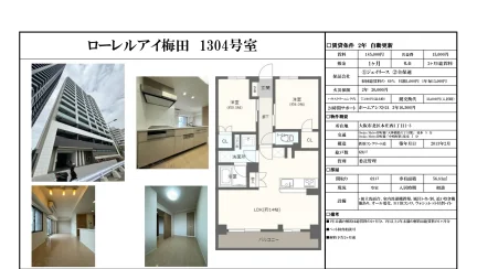 ローレルアイ梅田 1304号 0