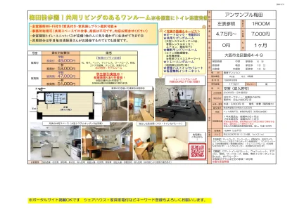 アンサンブル梅田 303号 0