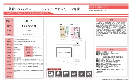 システィーナ北国分 C2号室 0