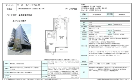ザ・パークハビオ西大井 201号室 0
