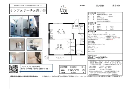 旭化成ヘーベルメゾンサンフェリーチェ新小岩 201号 0