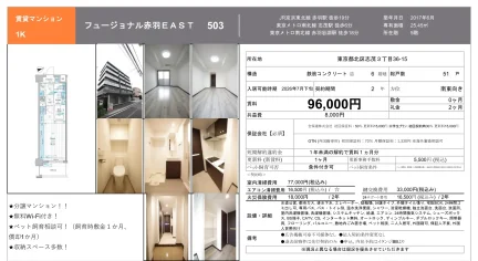 フュージョナル赤羽 EAST 503 503号 0