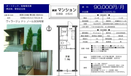 ヴィラージュドゥノール 309号 0