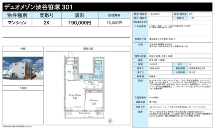 デュオメゾン渋谷笹塚301 301号 0