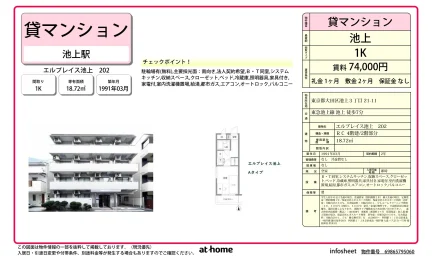 エルプレイス池上 202号 0