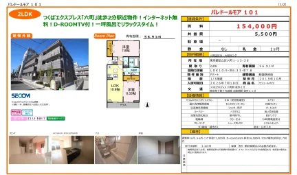 パレドールモア 101号 0