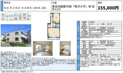 ネリーネ上馬２０１ 201号 0
