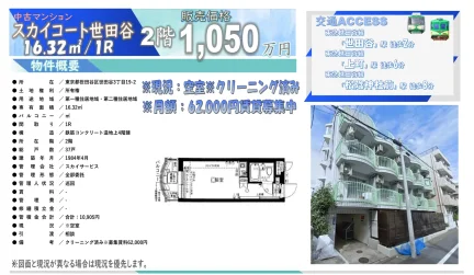 スカイコート世田谷 2階 0
