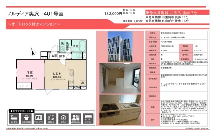 ノルディア奥沢 401号 0