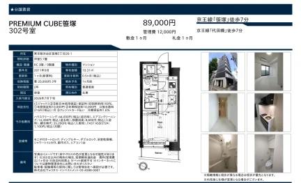 PREMIUM CUBE笹塚 302号 0