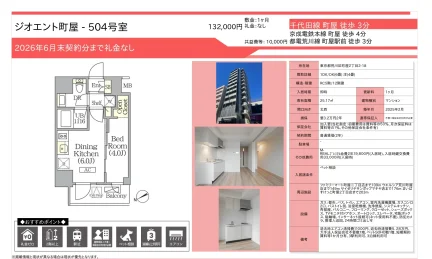 ジオエント町屋 504号 0