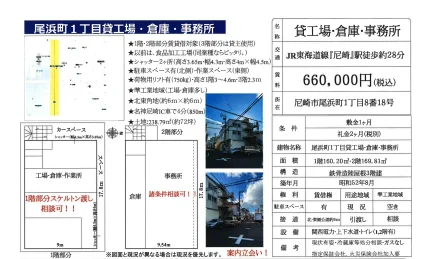 尾浜町1丁目貸工場・倉庫・事務所 0