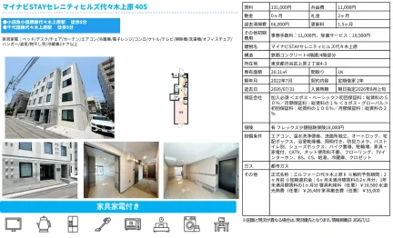 マイナビSTAYセレニティヒルズ代々木上原 405号 0